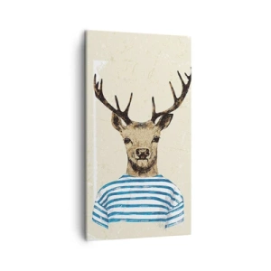 Obraz na plátně - Protože mám rád pruhované košile! - 45x80 cm