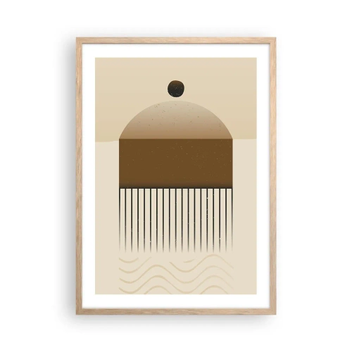 Plakát v rámu světlý dub - Různé stavy - 50x70 cm