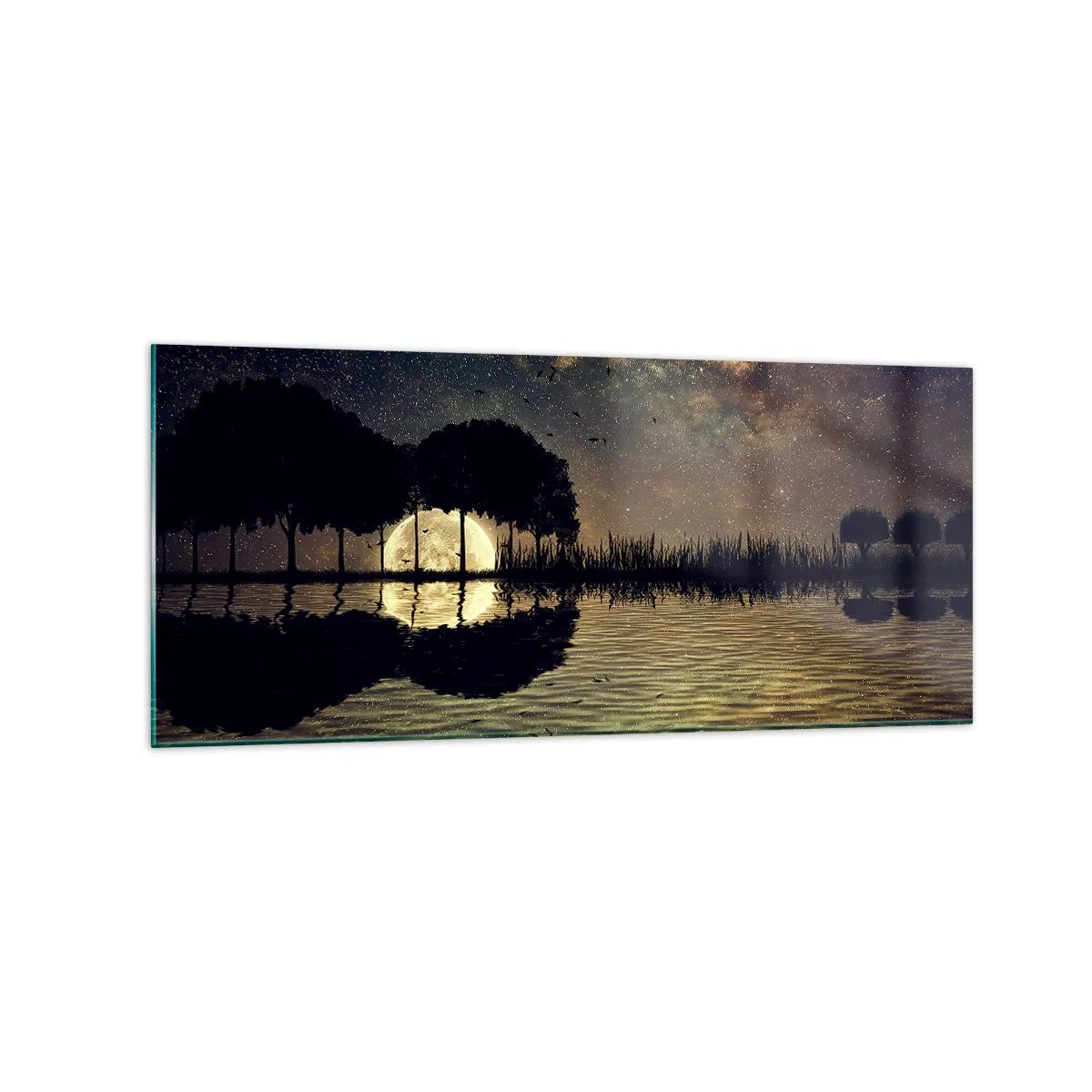 Obraz na skle - Noc na konci světa - 120x50 cm