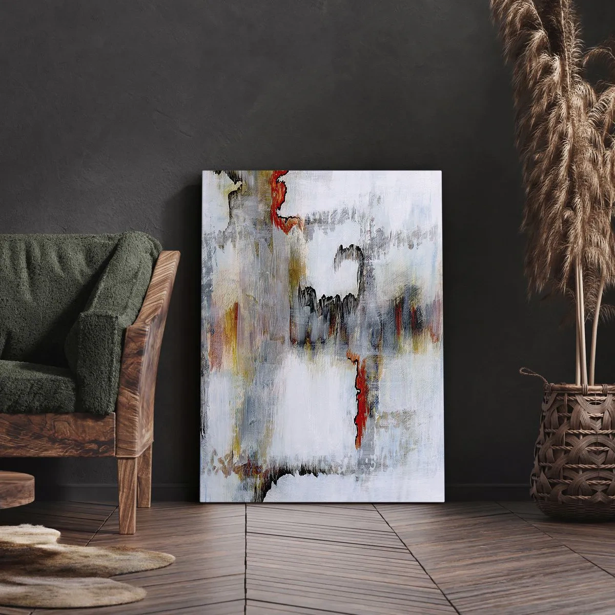 Obraz na plátně - Klackem po vodě - 50x70 cm