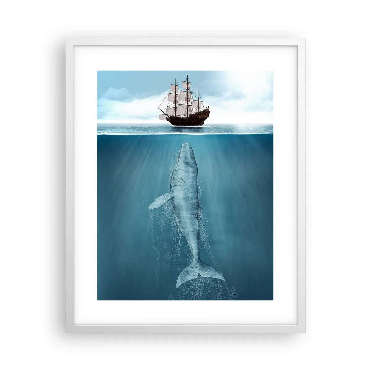 Plakát v bílém rámu - Lepší nevědět - 40x50 cm