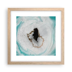 Plakát v rámu světlý dub - Proniknout dovnitř - 30x30 cm