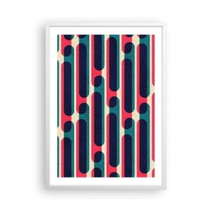 Plakát v bílém rámu - Dovnitř a dopředu - 50x70 cm