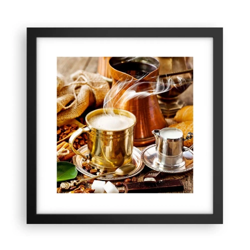 Plakát v černém rámu - Hezký den! - 30x30 cm