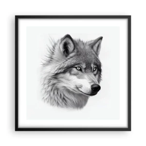 Plakát v černém rámu - Alfa – bezpochybně - 50x50 cm