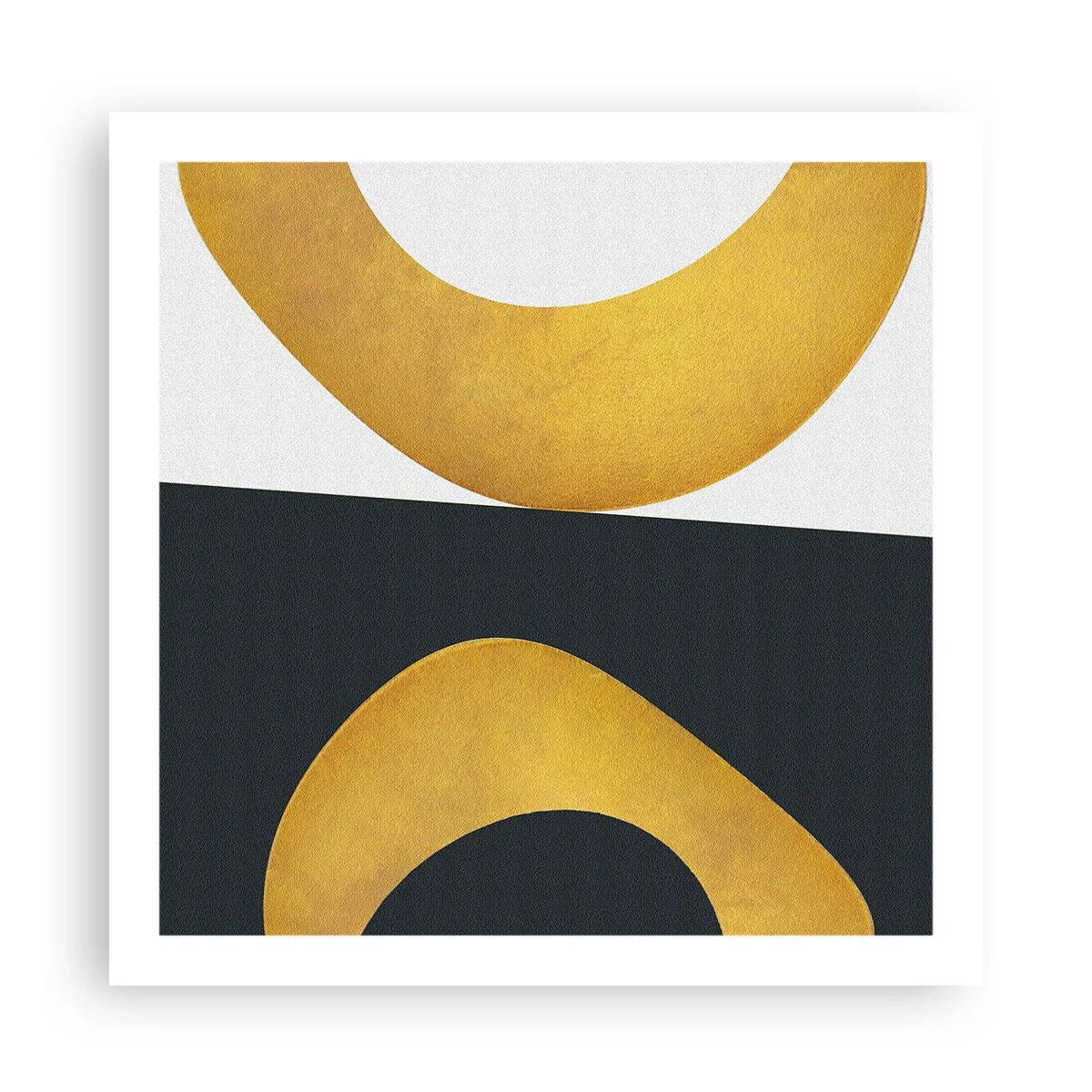 Plakát - Zaprvé: zlato - 60x60 cm