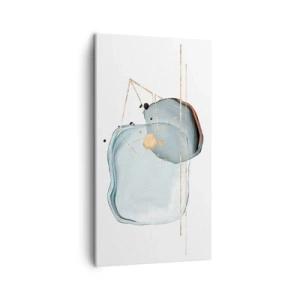 Obraz na plátně - Studie kapky - 45x80 cm