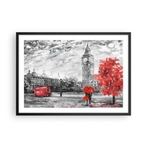 Plakát v černém rámu - Vzrušující den - 70x50 cm