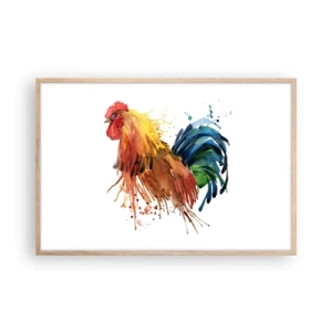 Plakát v rámu světlý dub - Královský šat, královská pýcha - 91x61 cm