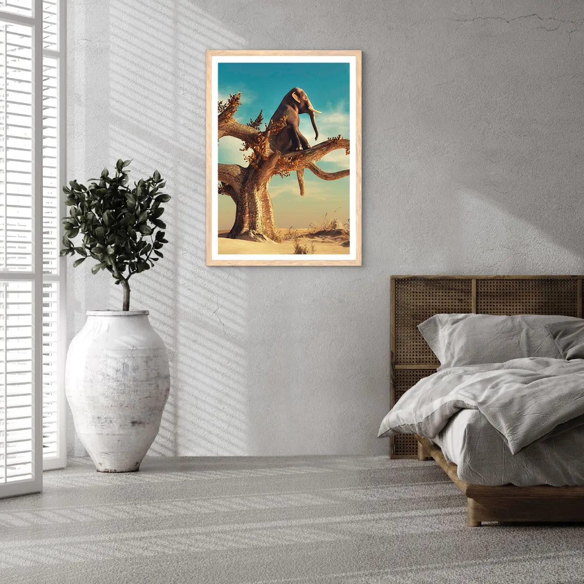 Plakát v rámu světlý dub - Nový úhel pohledu - 70x100 cm