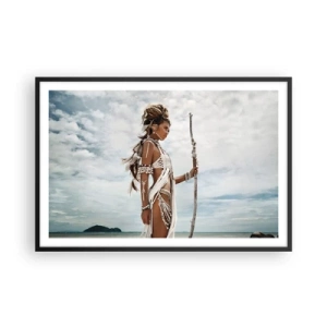 Plakát v černém rámu - Královna tropů - 91x61 cm