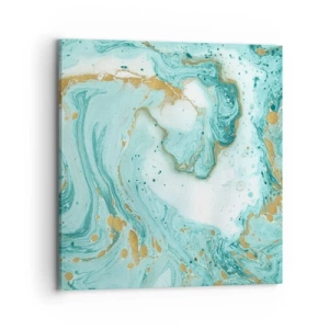 Obraz na plátně - Pod velkou vlnou z epochy Edo - 70x70 cm