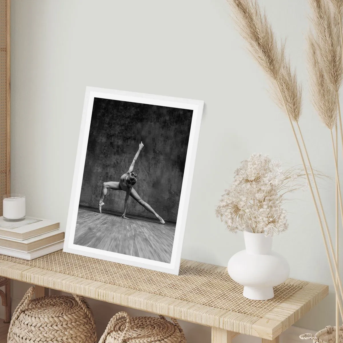 Plakát v bílém rámu - Ideál rovnováhy - 61x91 cm