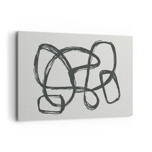 Obraz na plátně - Abstrakce ve smyčce - 120x80 cm