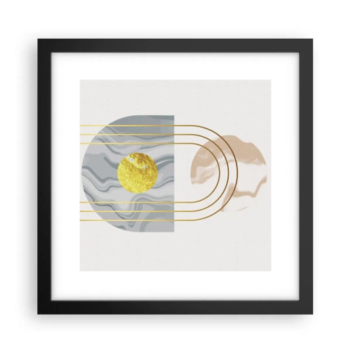 Plakát v černém rámu - Jas a zářivost - 30x30 cm