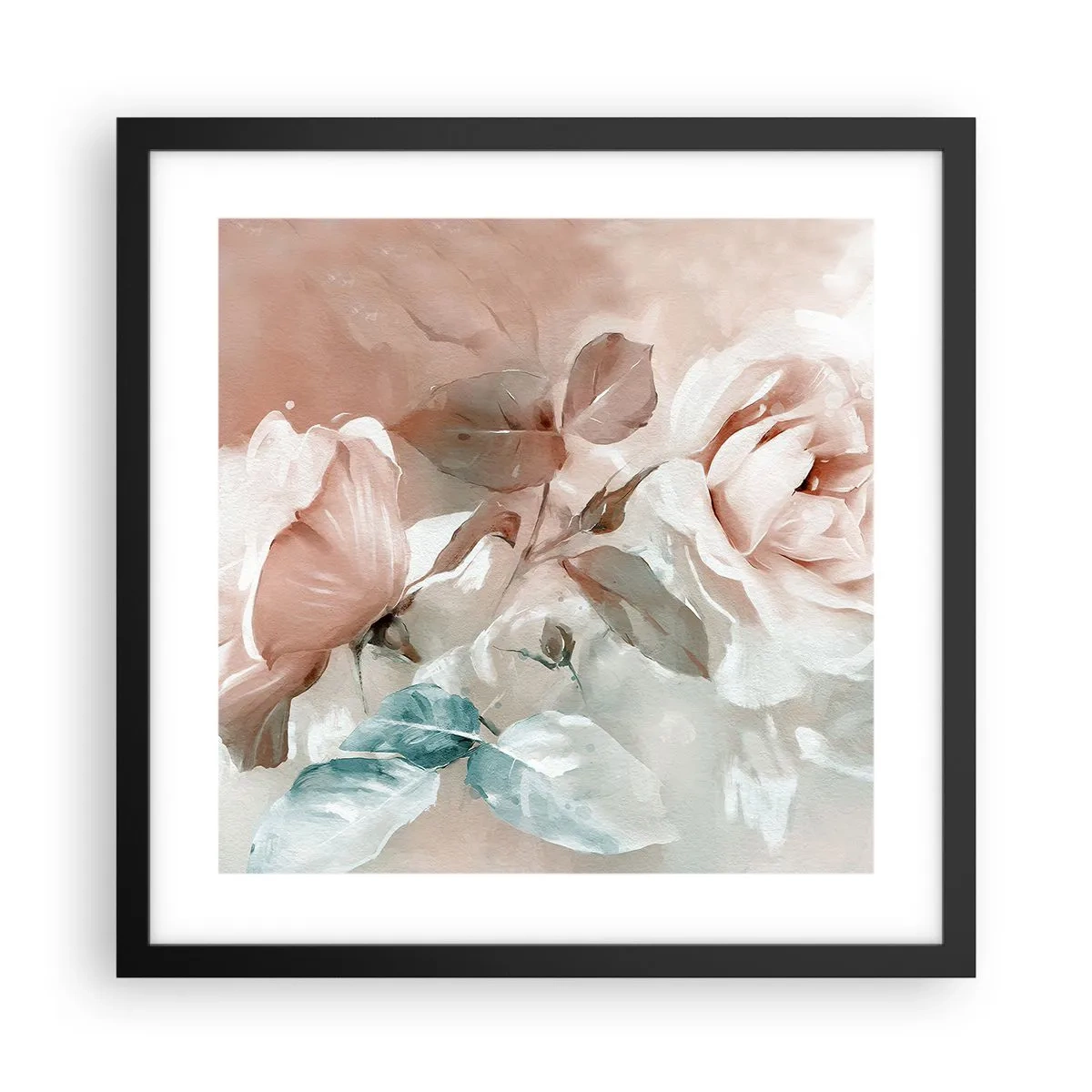 Plakát v černém rámu - Duch romantismu - 40x40 cm