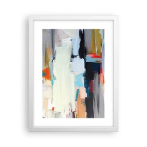 Plakát v bílém rámu - Nějaký způsob? - 30x40 cm