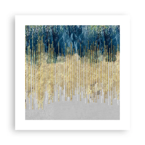 Plakát - Zlacená hranice - 40x40 cm