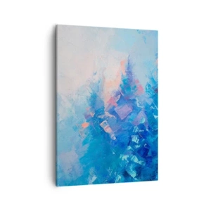 Obraz na plátně - Zimní abstrakce - 50x70 cm