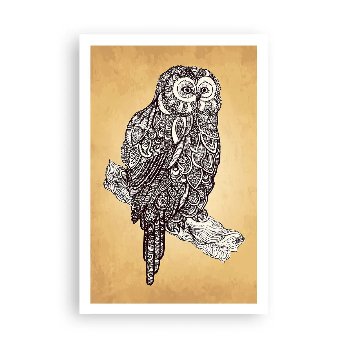 Plakát - Mistrovské ornamenty moudrosti - 61x91 cm