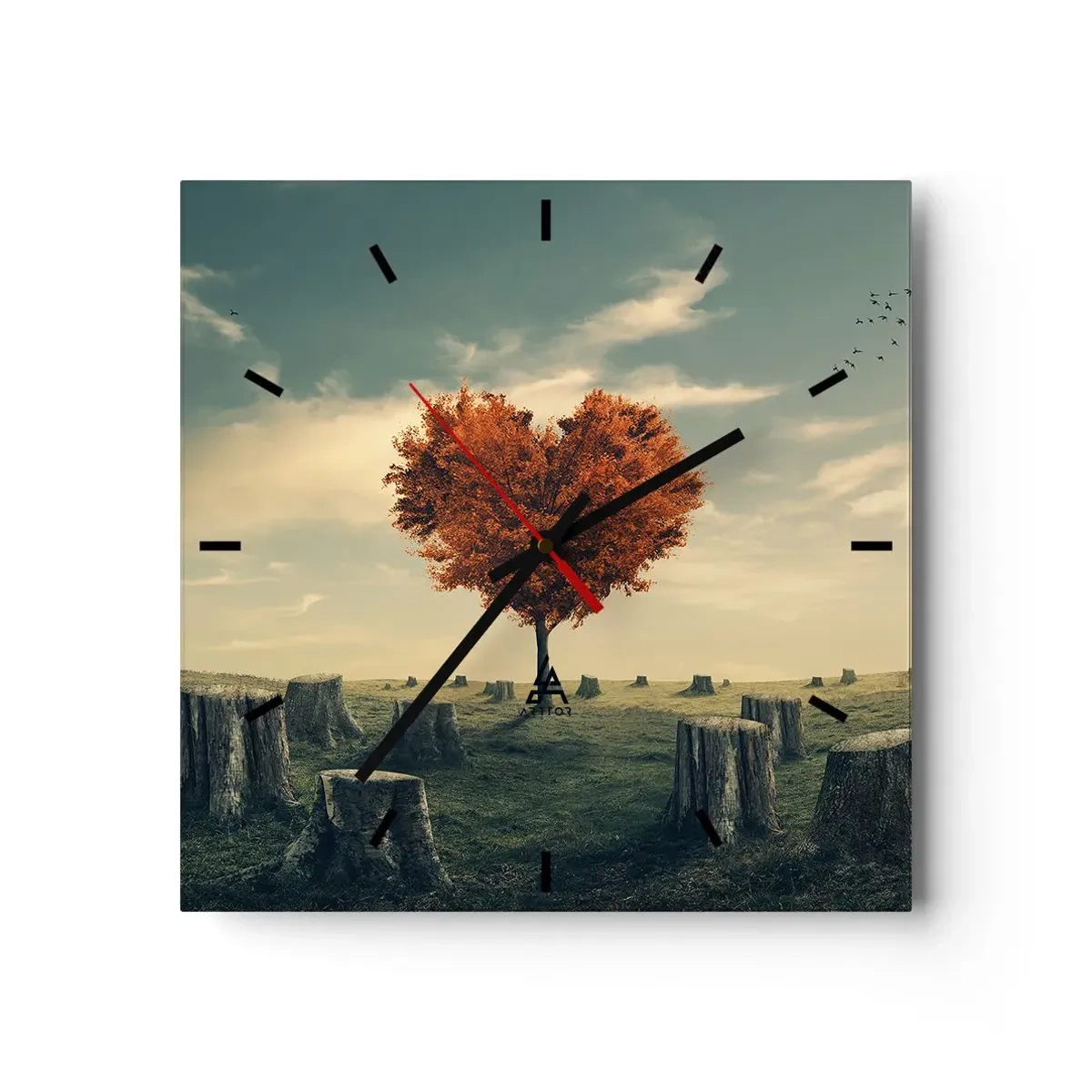 Nástěnné hodiny - Pořád je ještě naděje - 40x40 cm