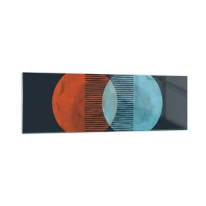Obraz na skle - Astronomická fantazie - 160x50 cm