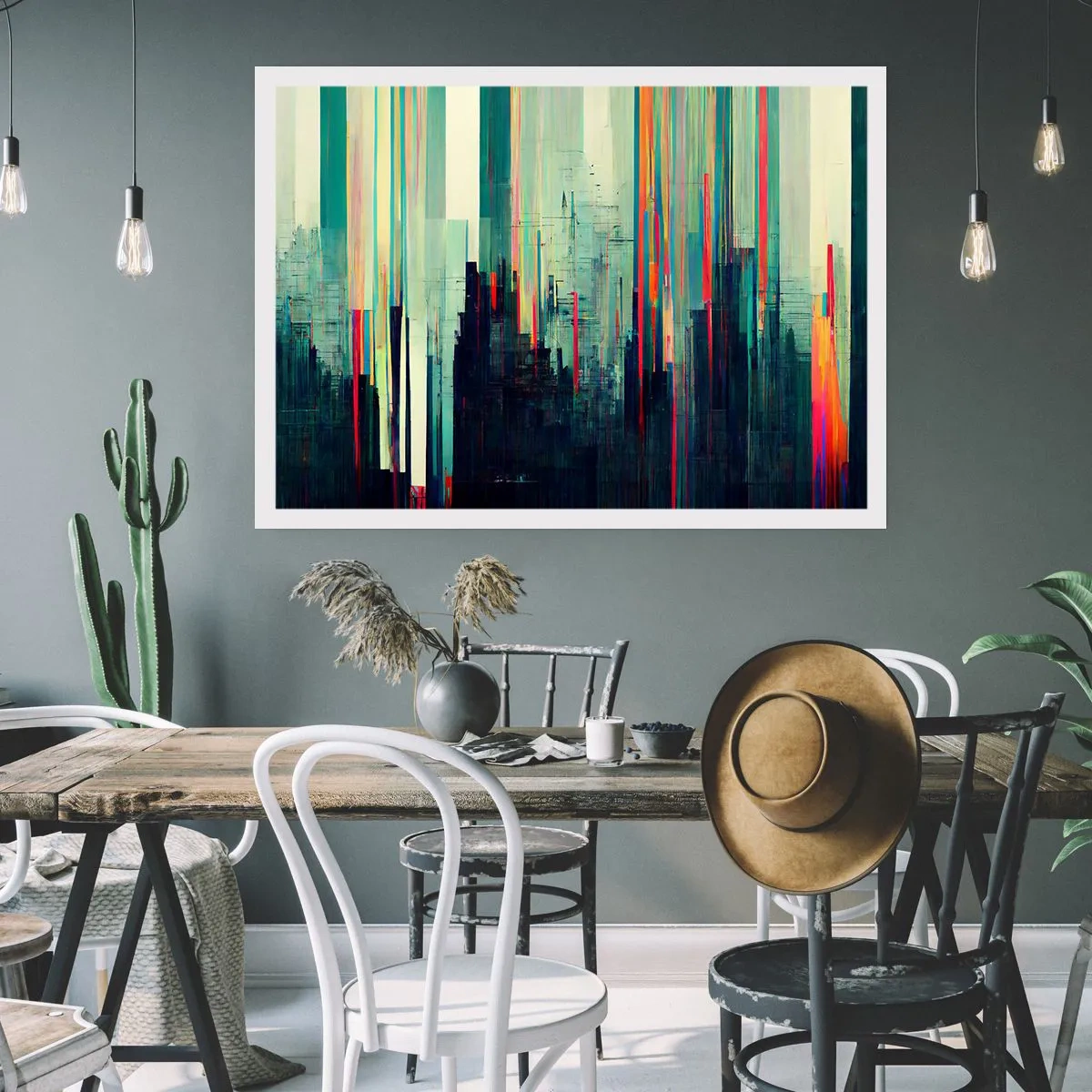 Plakát - Futuristické město - 91x61 cm