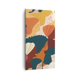 Obraz na plátně - Pouze ženskost - 65x120 cm