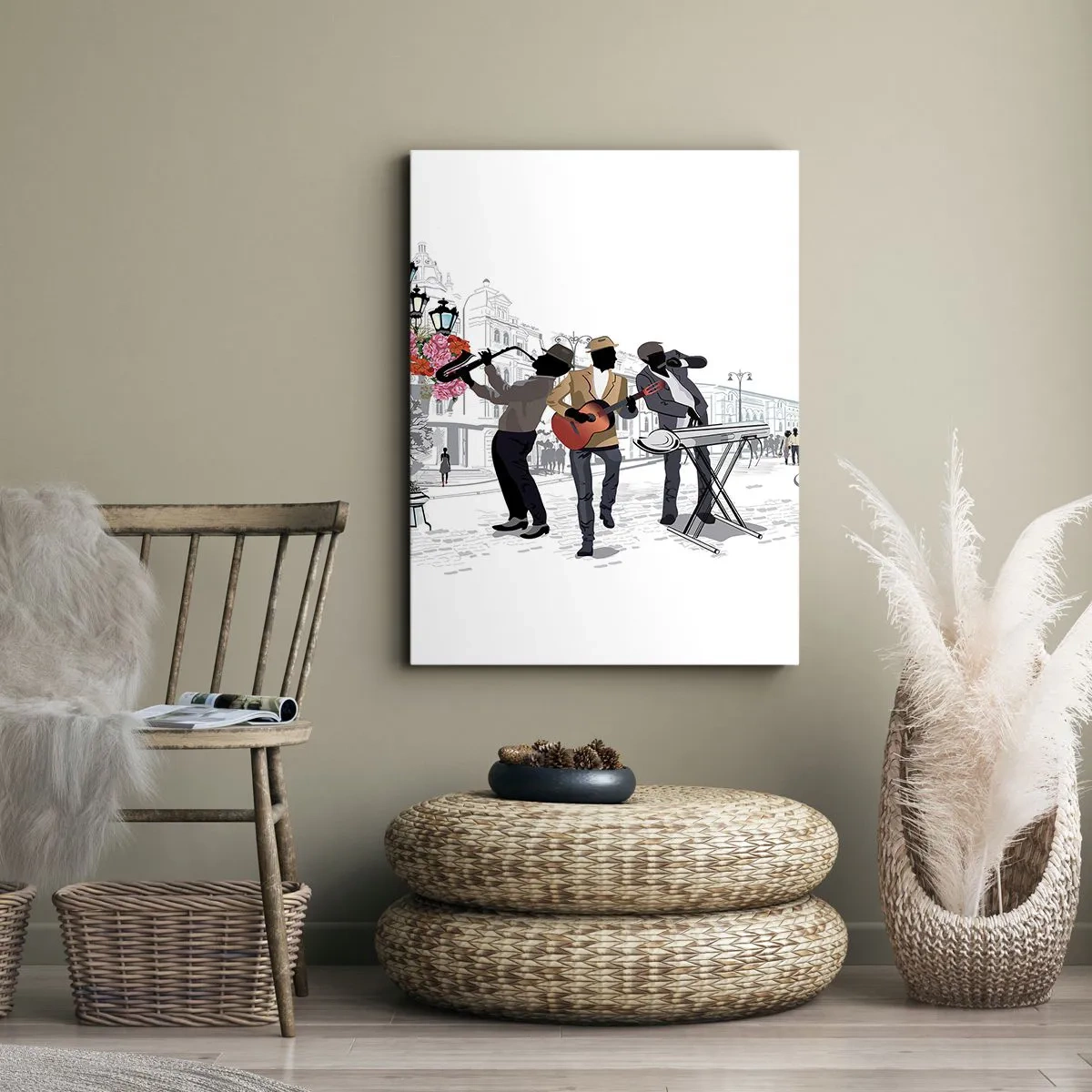 Obraz na plátně - Hudba ulice - 50x70 cm