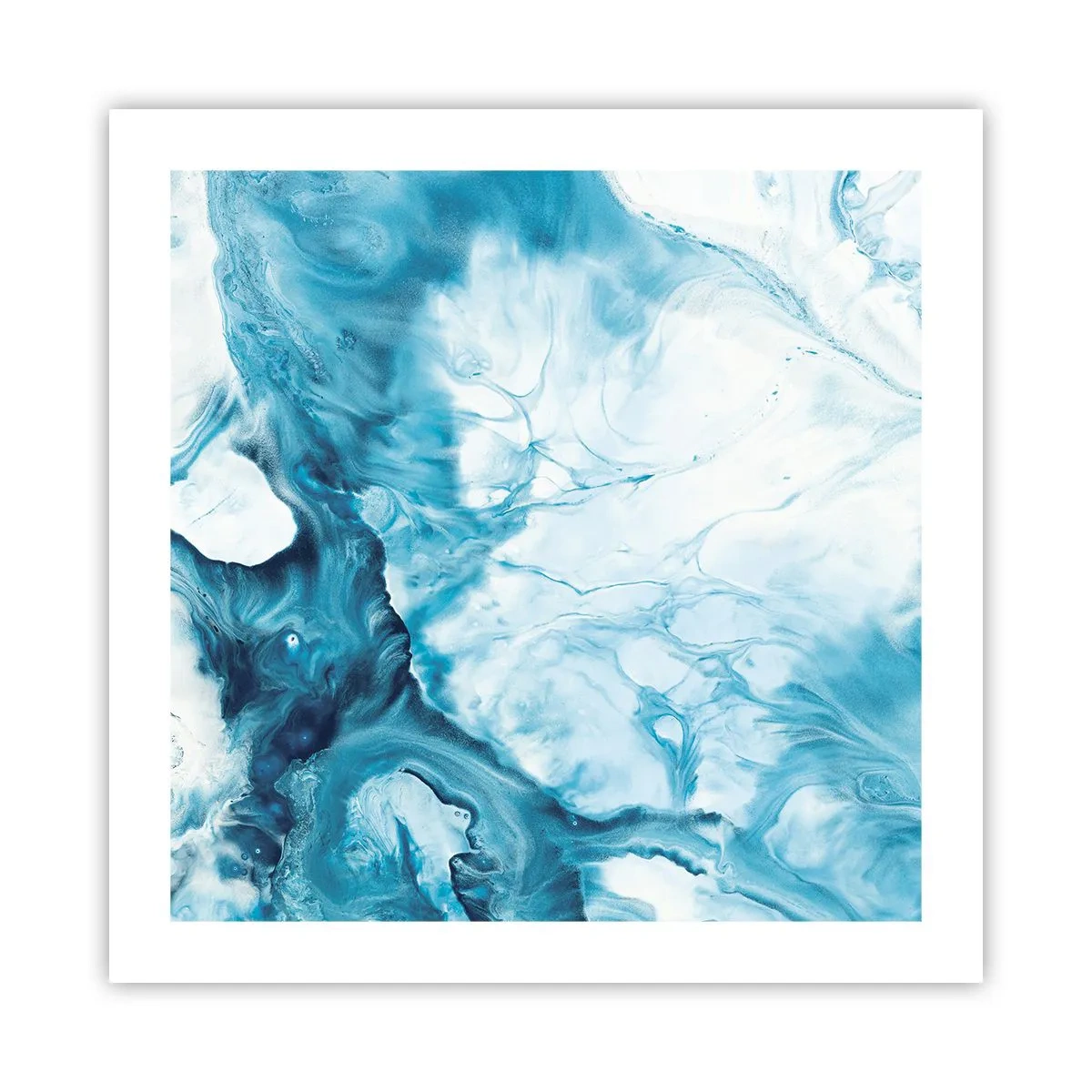 Plakát - Modrý koncert - 50x50 cm