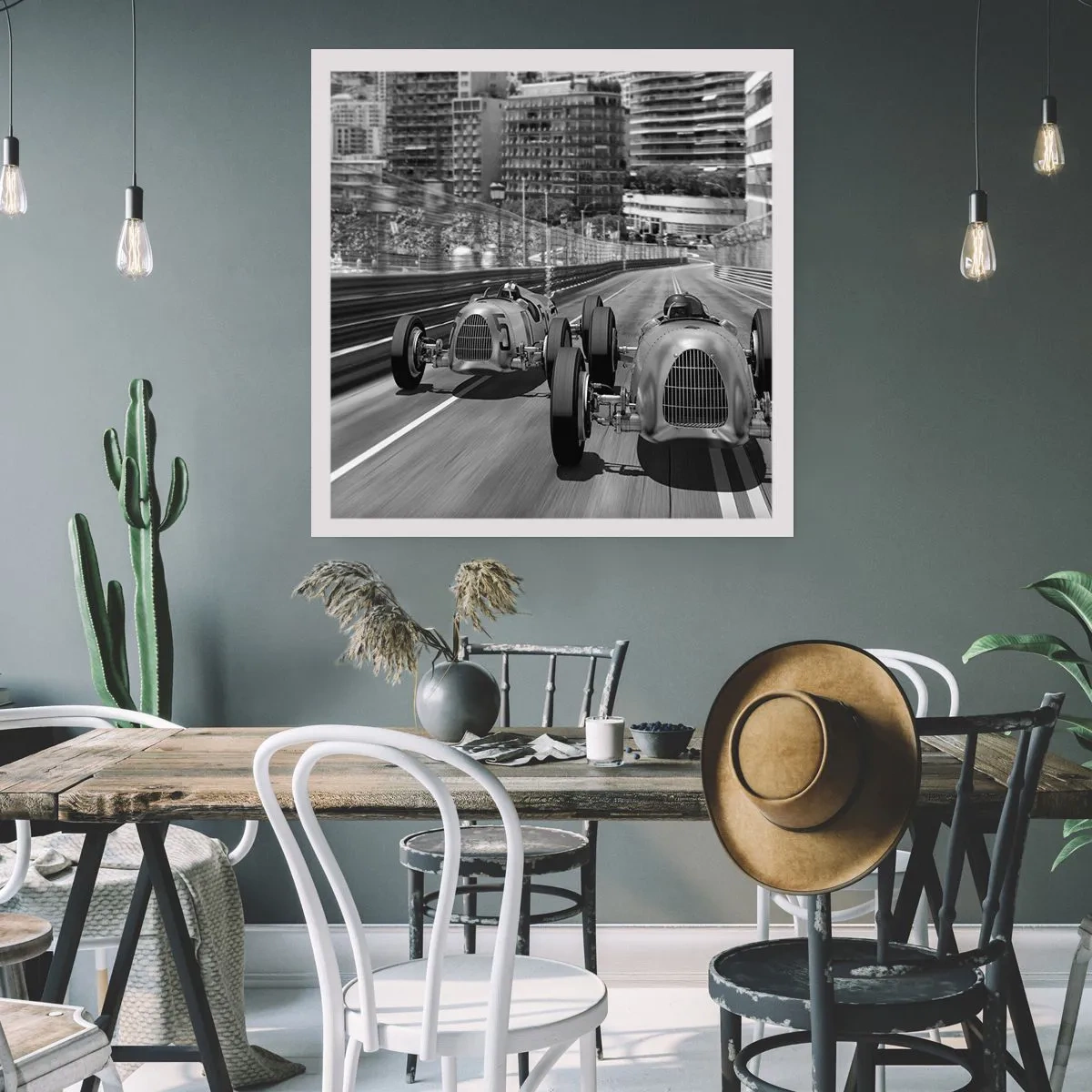 Plakát - Kdysi dávno v Monte Carlu - 40x40 cm