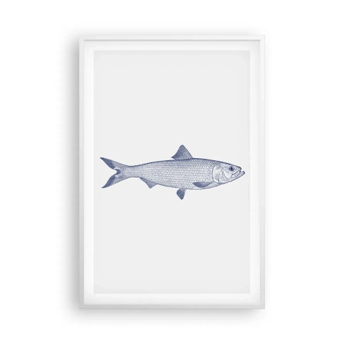 Plakát v bílém rámu - Pozdravy ze severních moří - 61x91 cm