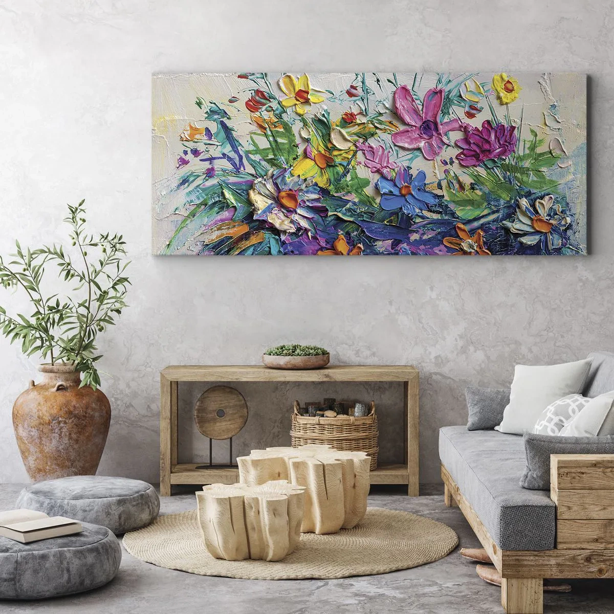 Obraz na plátně - Vůbec ne zátiší - 90x30 cm