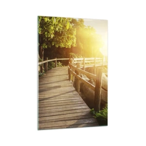 Obraz na skle - Další zatáčka, další zázraky - 70x100 cm