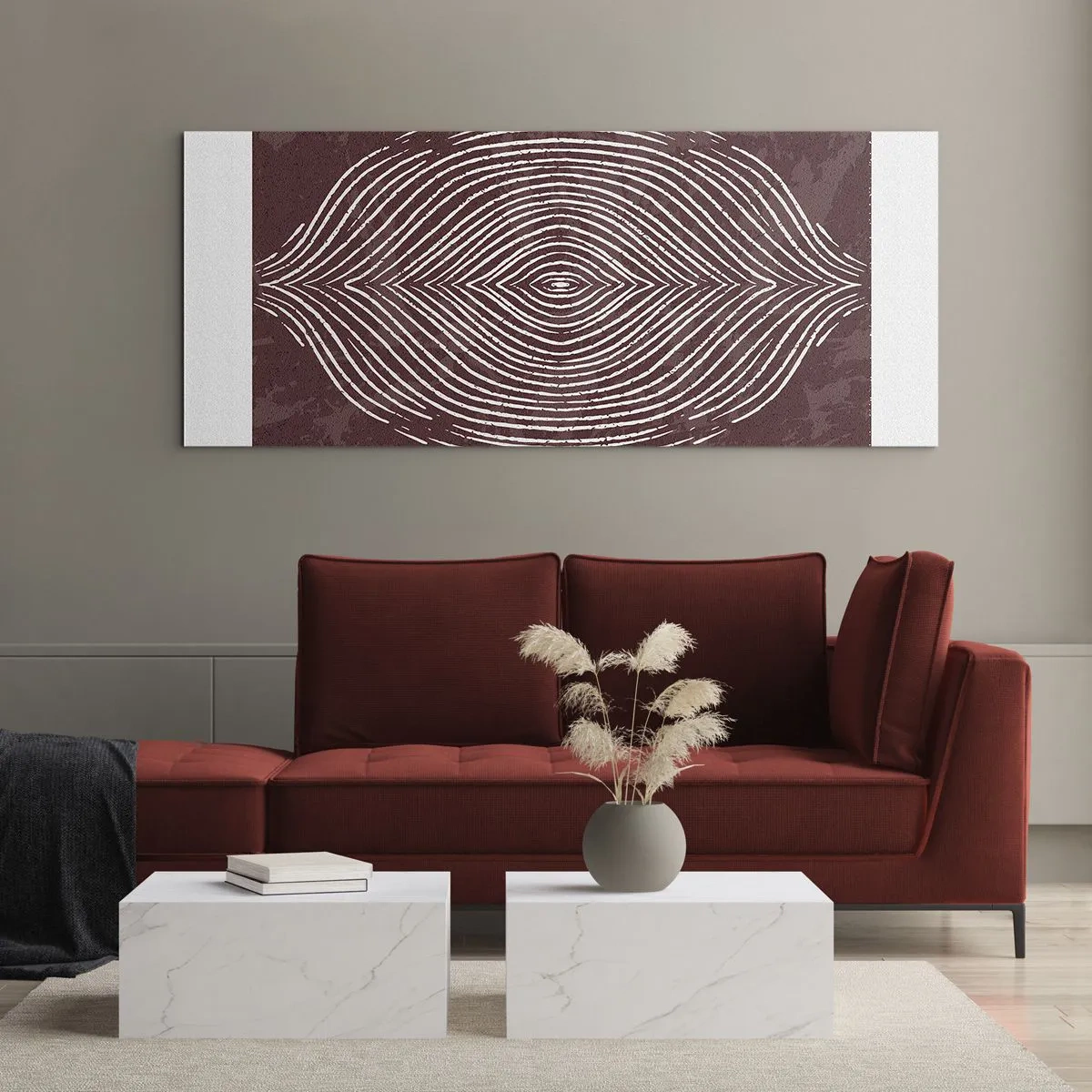 Obraz na skle - Prostor promlouvá - 100x40 cm