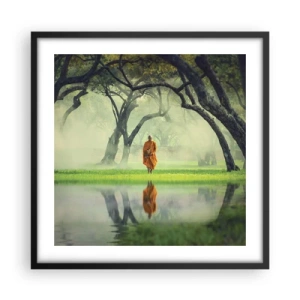 Plakát v černém rámu - Na cestě k osvícení - 50x50 cm