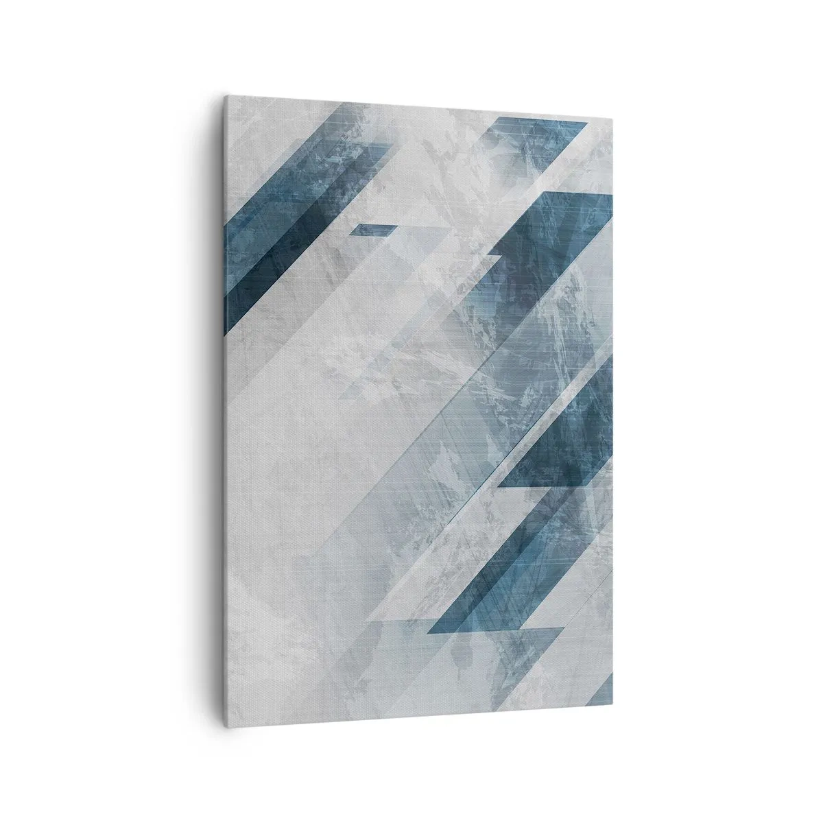 Obraz na plátně - Prostorová kompozice – pohyb šedé - 70x100 cm