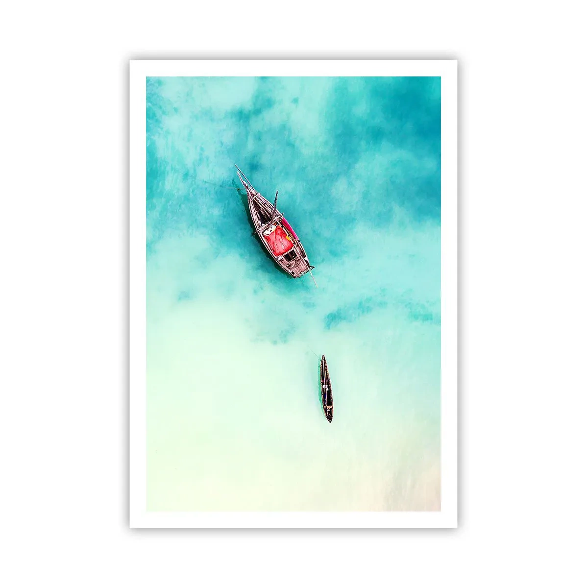 Plakát - Protože na plážích Zanzibaru, když je přebytek vody… - 70x100 cm