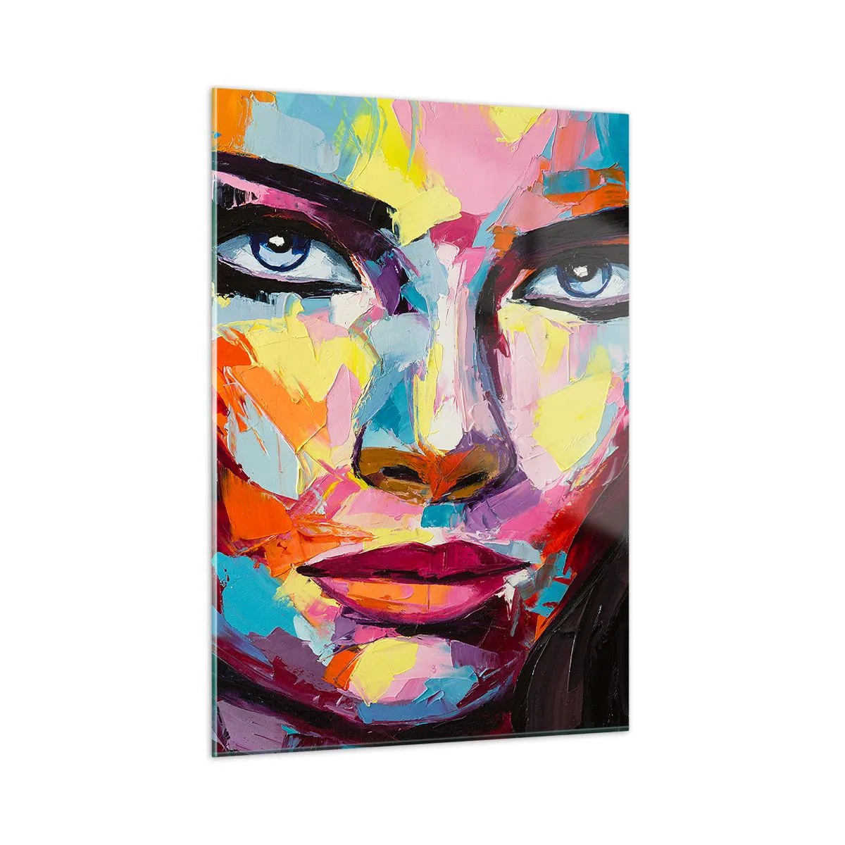 Obraz na skle - Také barevná duše - 50x70 cm