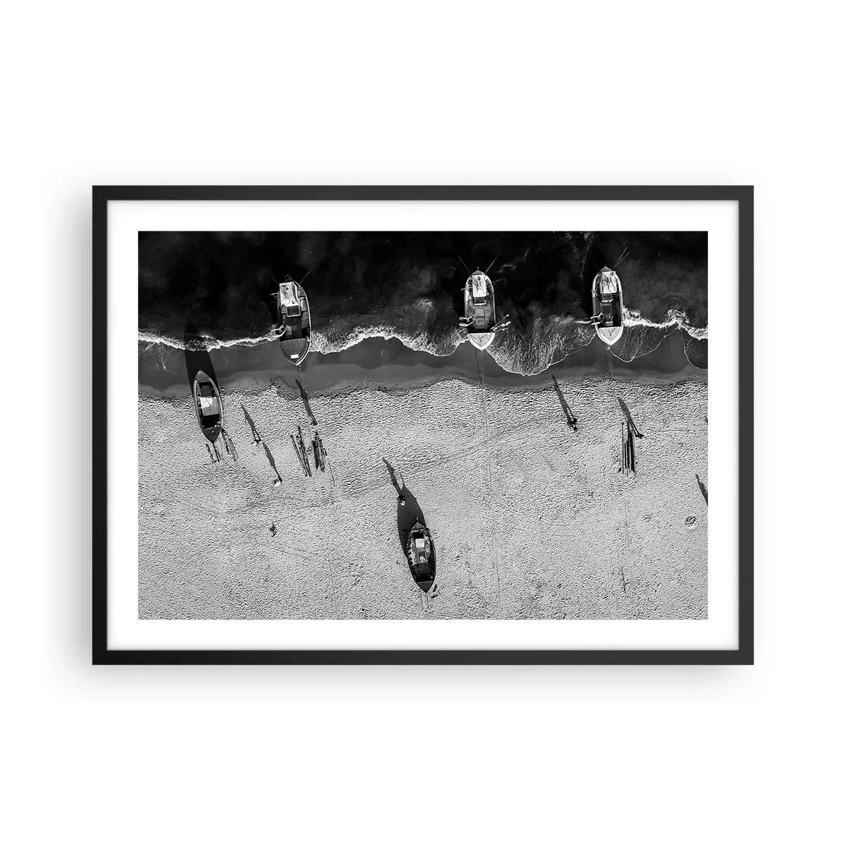 Plakát v černém rámu - Ještě na břehu… - 70x50 cm