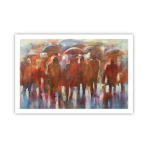 Plakát - Rovnocenní v dešti a mlze - 91x61 cm