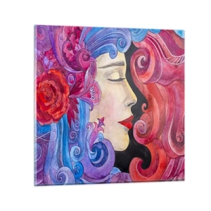 Obraz na skle - Secese stále živá - 50x50 cm