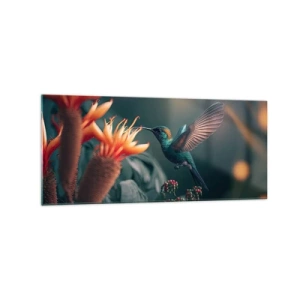 Obraz na skle - Skutečně pestrý život - 120x50 cm