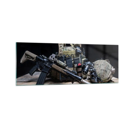 Obraz na skle - Pohov! - 140x50 cm