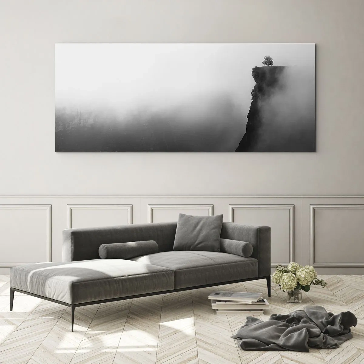 Obraz na skle - Na okraji světa - 100x40 cm