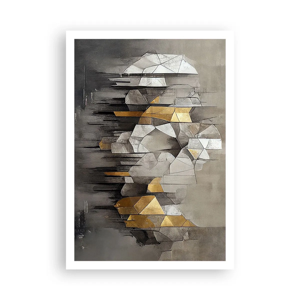 Plakát - Kompozice z ledu a světla - 70x100 cm