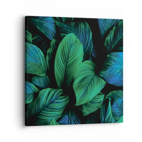 Obraz na plátně - V zeleném davu - 30x30 cm