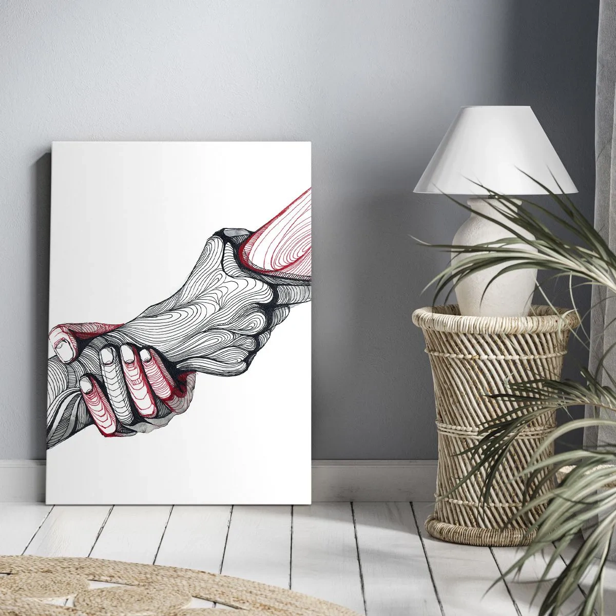 Obraz na plátně - Jste v dobrých rukou - 50x70 cm