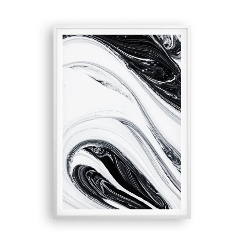 Plakát v bílém rámu - Spojení protikladů - 70x100 cm