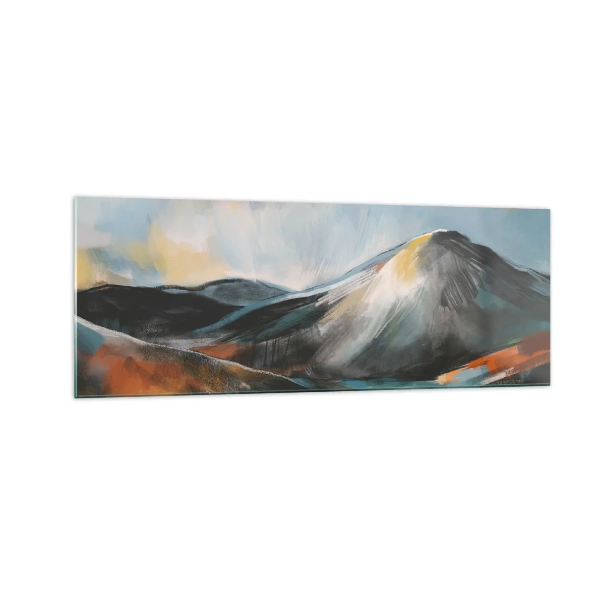 Obraz na skle - Syrové i krásné - 140x50 cm